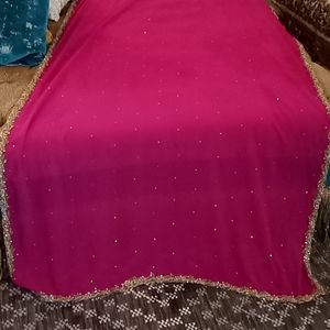 VIBRANT EMBROIDERED VINTAGE INDIAN SHAWL